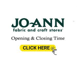 Jo-ann fabric hours - Store hours for Joann Fabrics can be found on their website or by calling the store. Store hours may vary depending on location, season, and unforeseen …